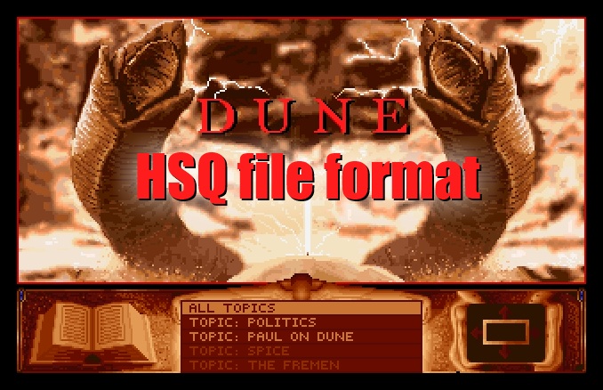 Exploring the Dune files Part #1 - The HSQ File format