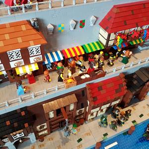 Custom LEGO Pirate Harbor & Seaside Market Town 