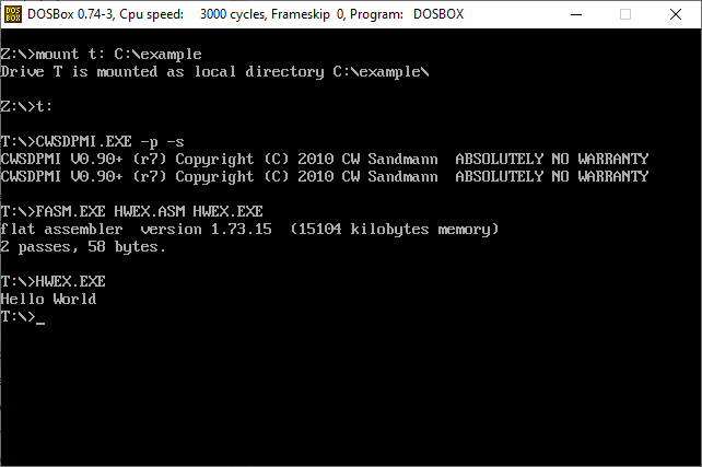 debugger for dosbox